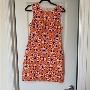 Kate Spade Orange and Pink Dress